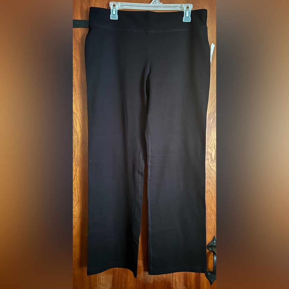 Stretch pants black new with tags size Lg 12/14